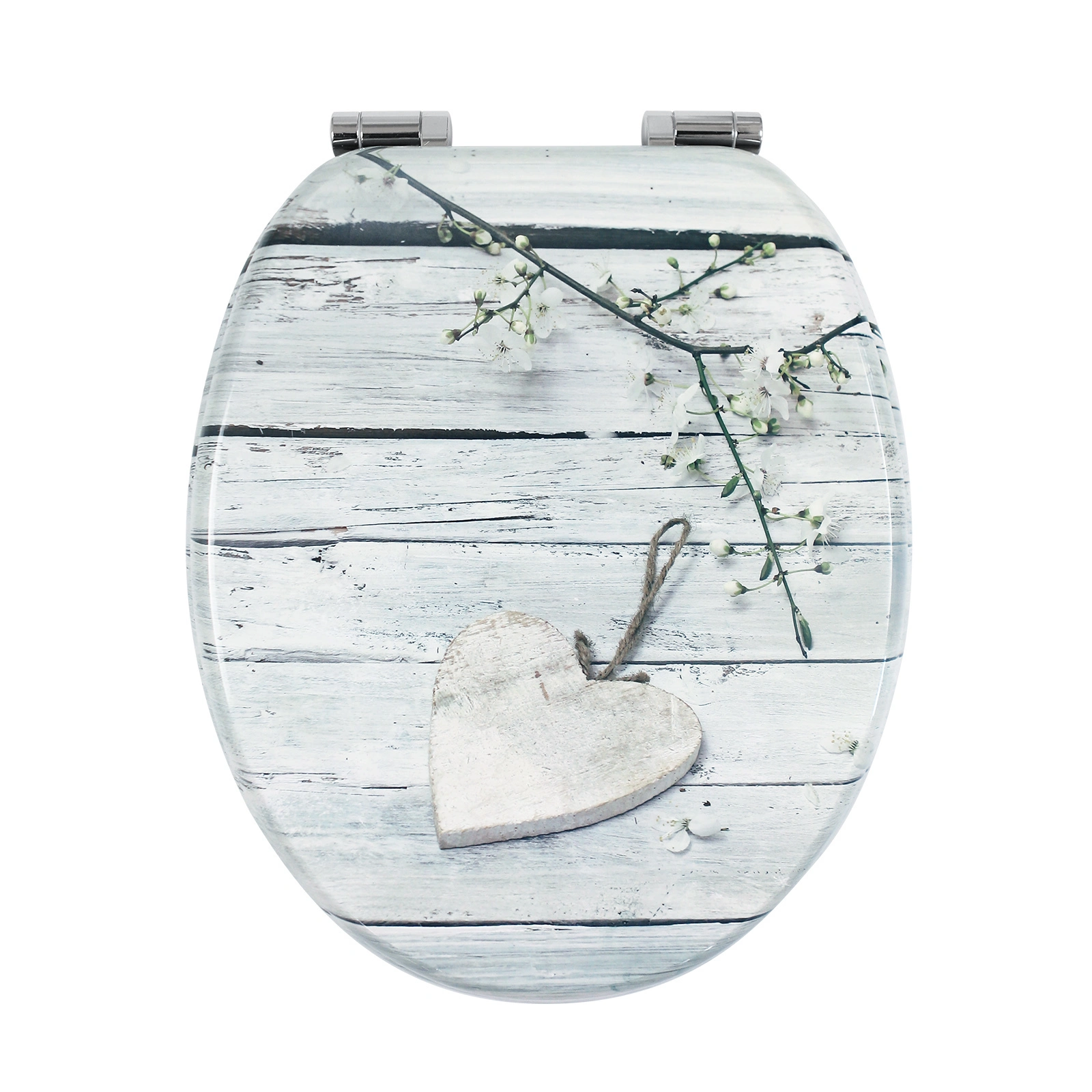 Siège de toilette en MDF Heart Lock