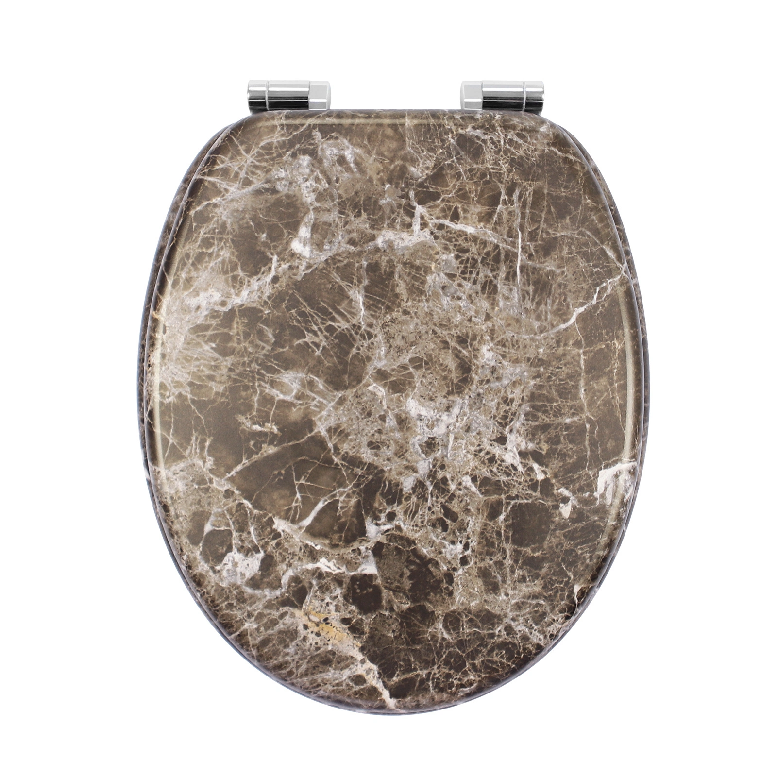 Marble yellow toilet seat