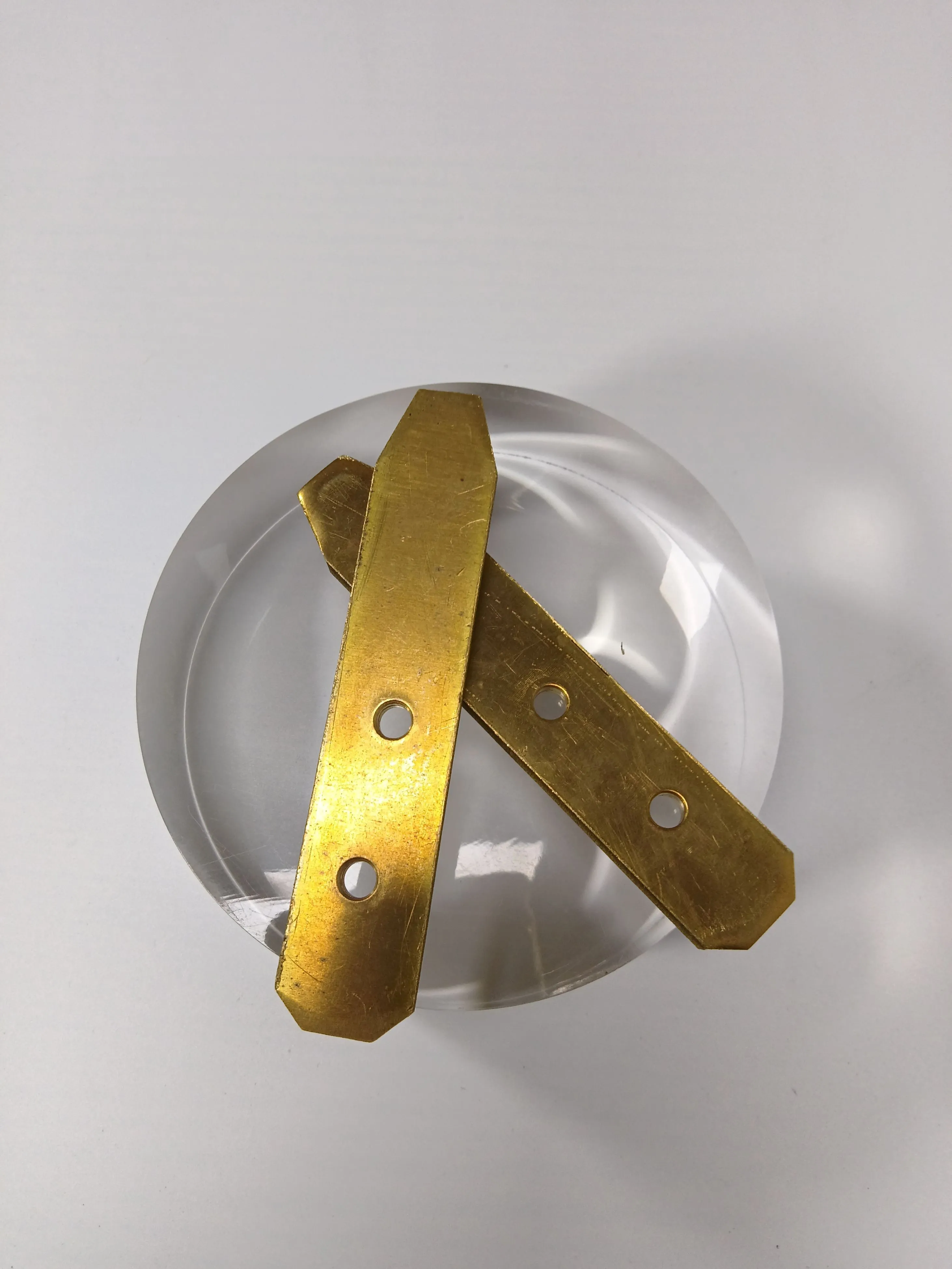 8mm brass super thick stamped conductive sheet 1