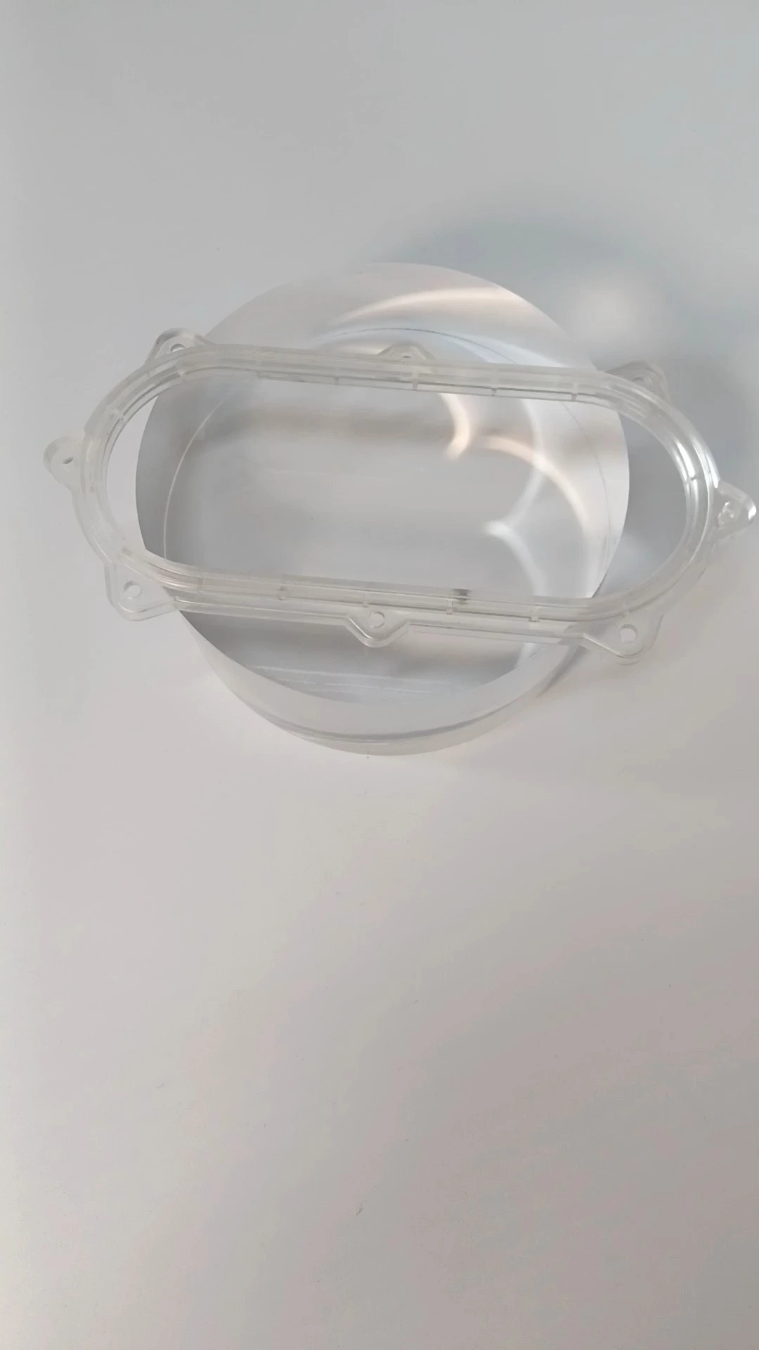 Transparenter Außenrahmen, PC-Spritzguss, transparente Strukturteile 1