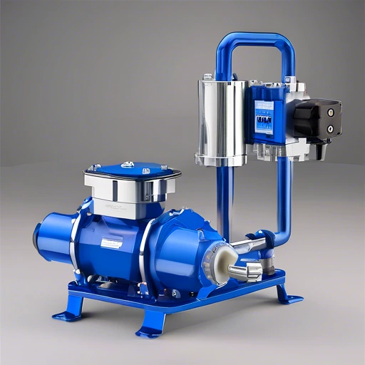 Pompe à membrane pneumatique compatible avec l'huile et la graisse 1