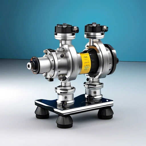 Pompe à membrane pneumatique résistante aux produits chimiques 1