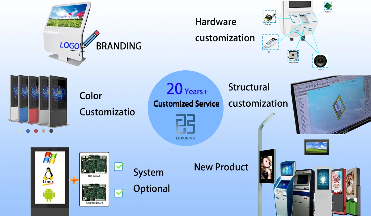 LUXURING Kiosk Display Advertising 15days Kiosk Display Advertisingwith Custom Services 2