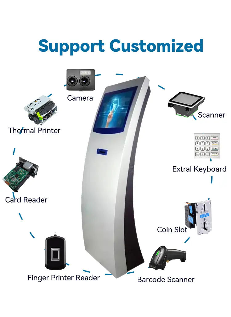 Bulk Touch Screen Monitor Kiosk for Outdoor Display 8