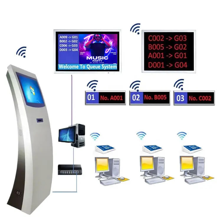 Bulk Touch Screen Monitor Kiosk for Outdoor Display 4