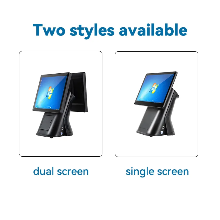 LUXURING Floor Standing Touch Screen Kiosk Cashier POS System Floor Standing Touch Screen Kioskdesign 9