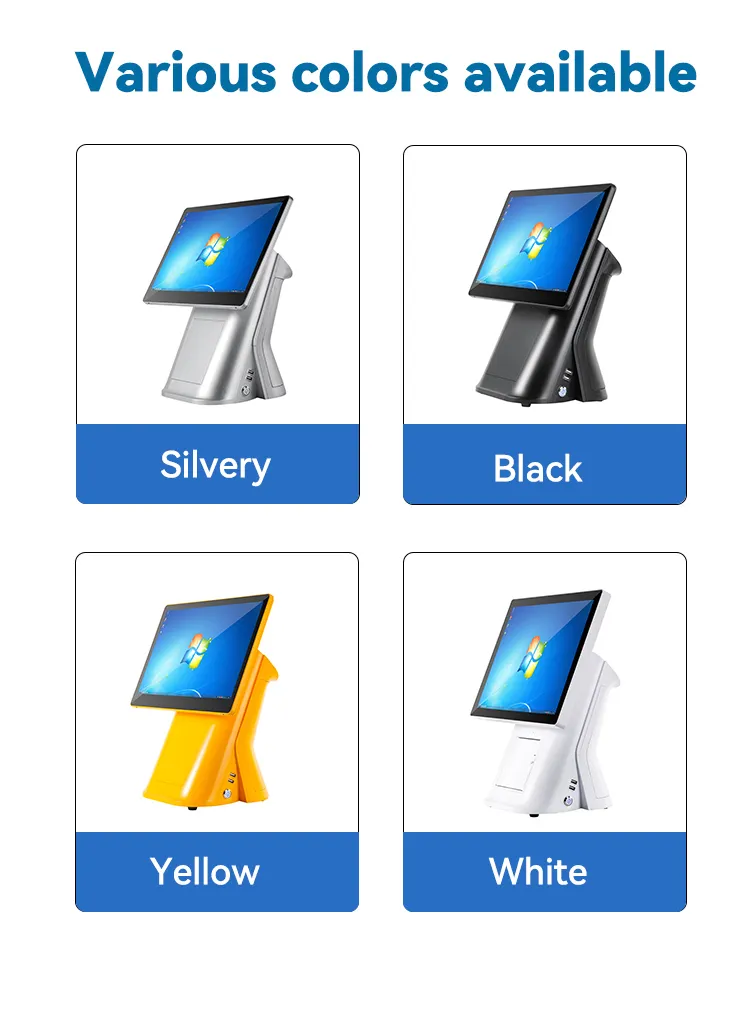 LUXURING Floor Standing Touch Screen Kiosk Cashier POS System Floor Standing Touch Screen Kioskdesign 8