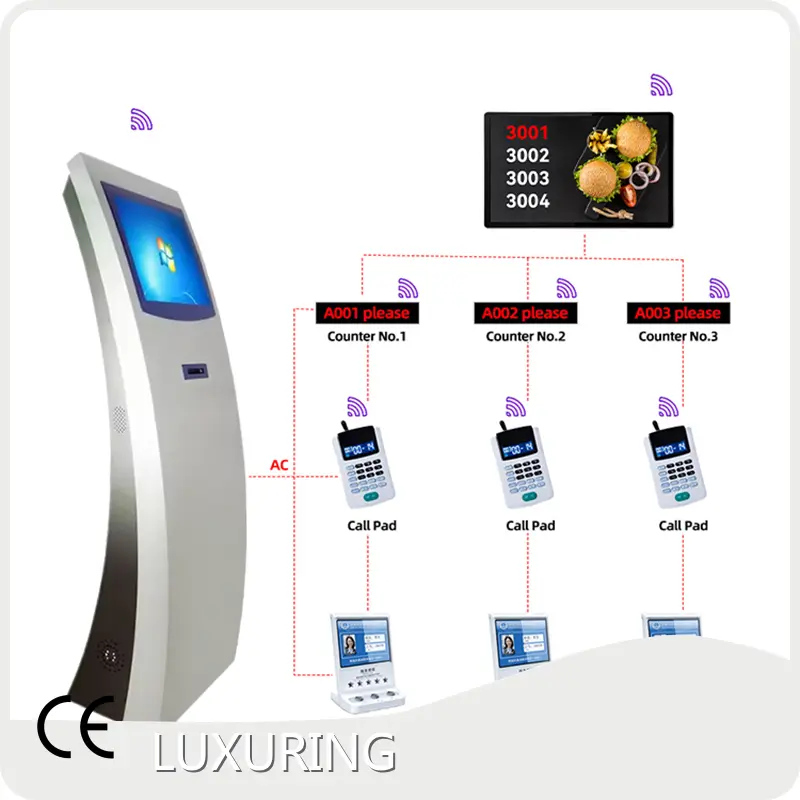 Queue Kiosk for Advertising Display FOBdirectly Sale 1