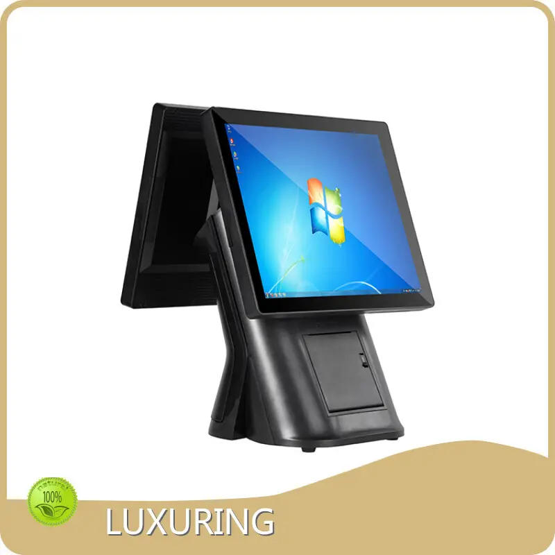 LUXURING Floor Standing Touch Screen Kiosk Cashier POS System Floor Standing Touch Screen Kioskdesign 1