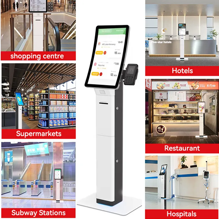 Creative Touch Screen Digital Kiosk Factory Price for Self-service 7