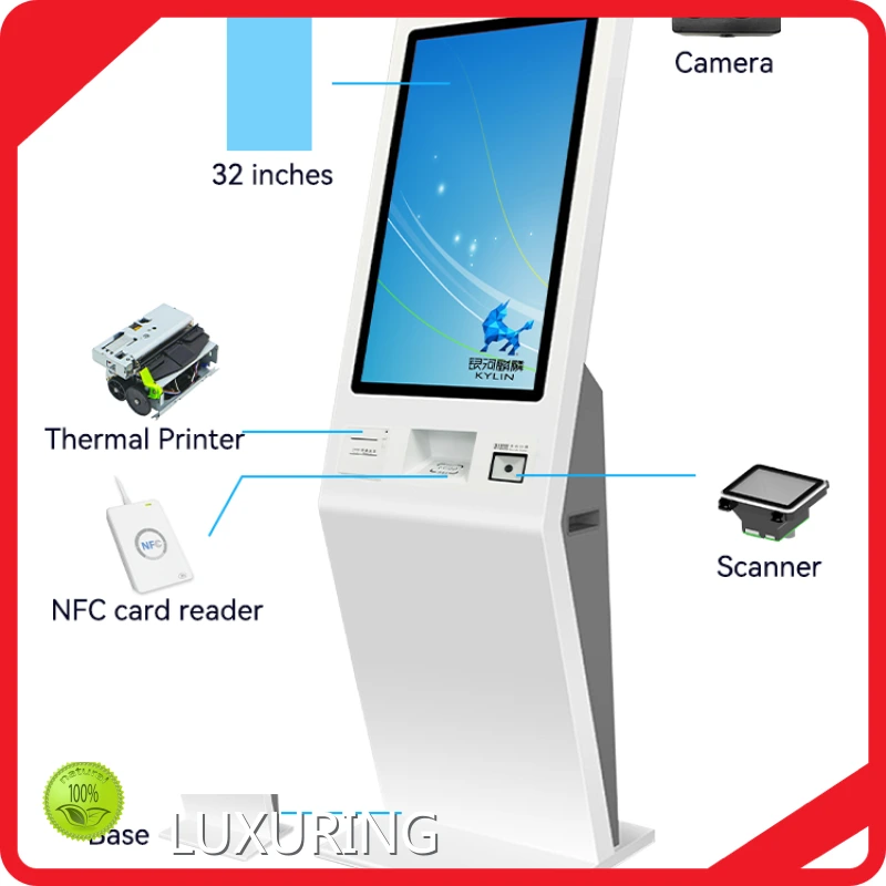 For Information Display Self Checkout Kiosk Manufacturers CIF FOB DDP by LUXURING 1