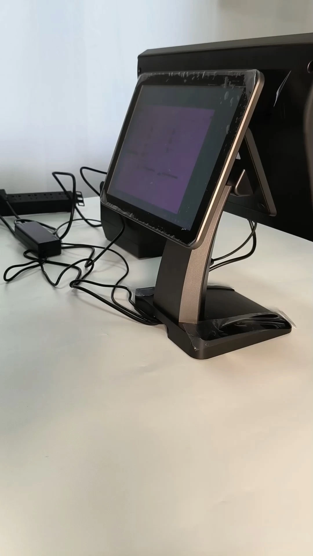 15,6-Zoll-Dual-Screen-Touch-Bargeldannahmeautomat Restaurant-Bestell-Touch-Automat Android-Fenster-Touch-Kassensystem für den Einzelhandel 1