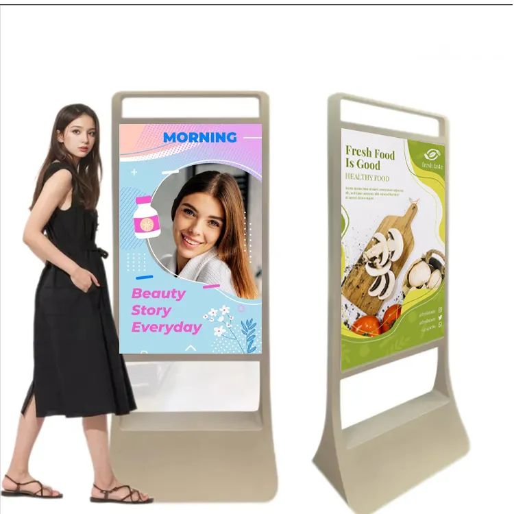 Touchscreen Smart Board Floor Standing Display Signal - - LUXURING 2