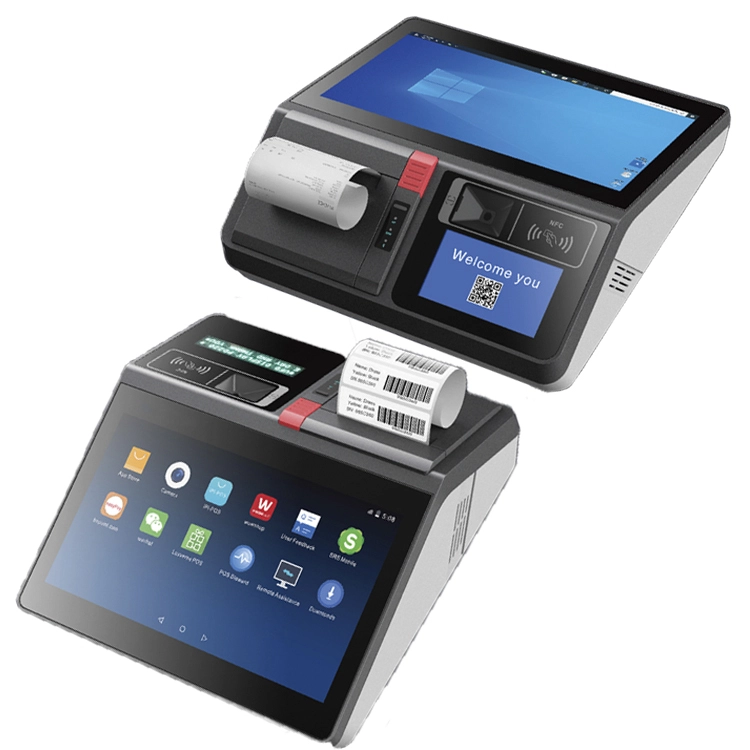 オートカッタープリンタ POS システムデスクトップターミナル 11.6 インチスマート pos マシンオールインワンタブレット pos CE FCC UKCA 認証 1
