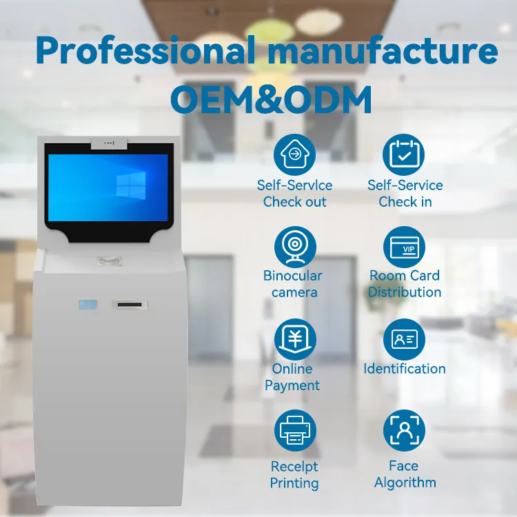 Digital Signage Touch Touch Screen Self Service Queue Payment Kiosk Wholesale - LUXURING 3