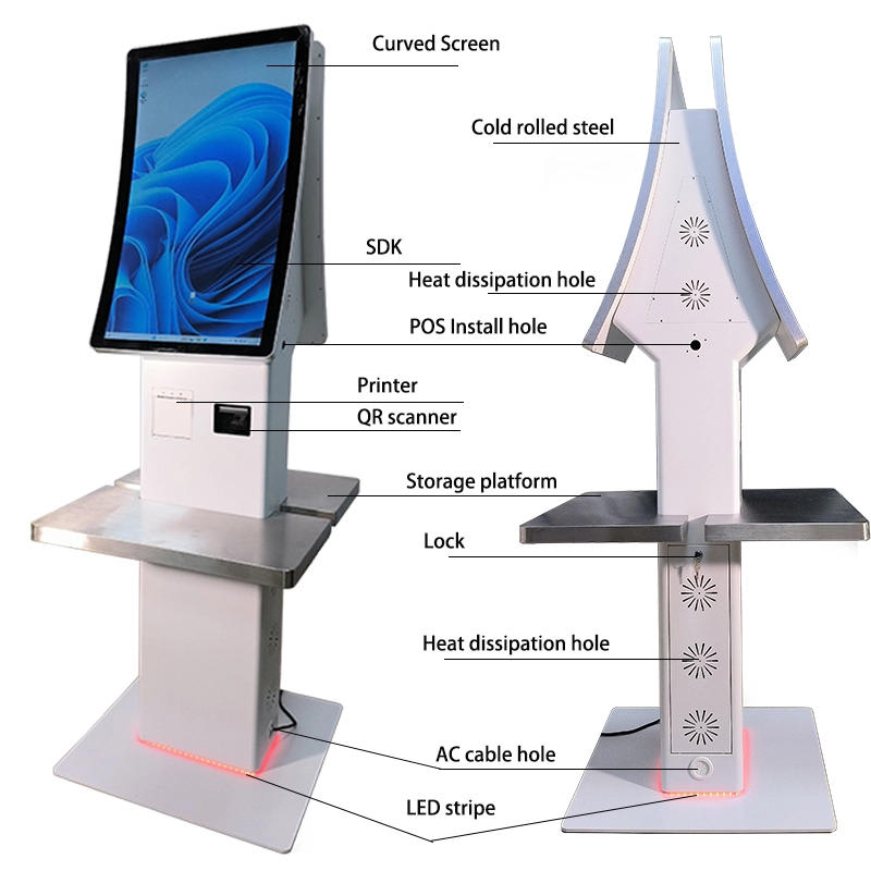 Self Ordering Kiosk CE FCC by LUXURING 5