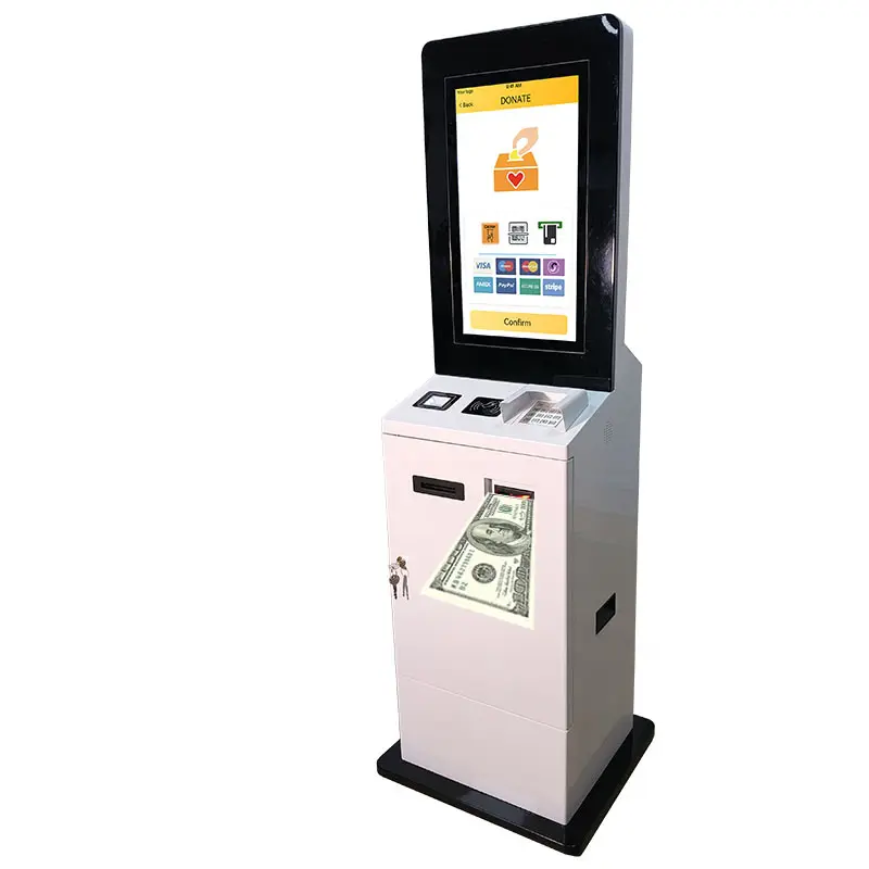 Self Checkout Kiosk Manufacturers Touch Screen Btc Coin Self Service Kiosk Wholesale - LUXURING 3