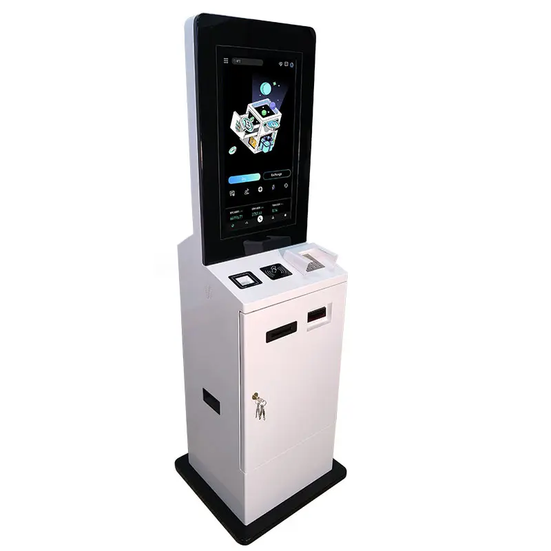 Self Checkout Kiosk Manufacturers Touch Screen Btc Coin Self Service Kiosk Wholesale - LUXURING 2