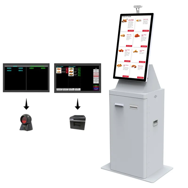 Touch Screen Display Supplier Hotel Check in Checkout Cash Bill Payment Kiosk by LUXURING 7