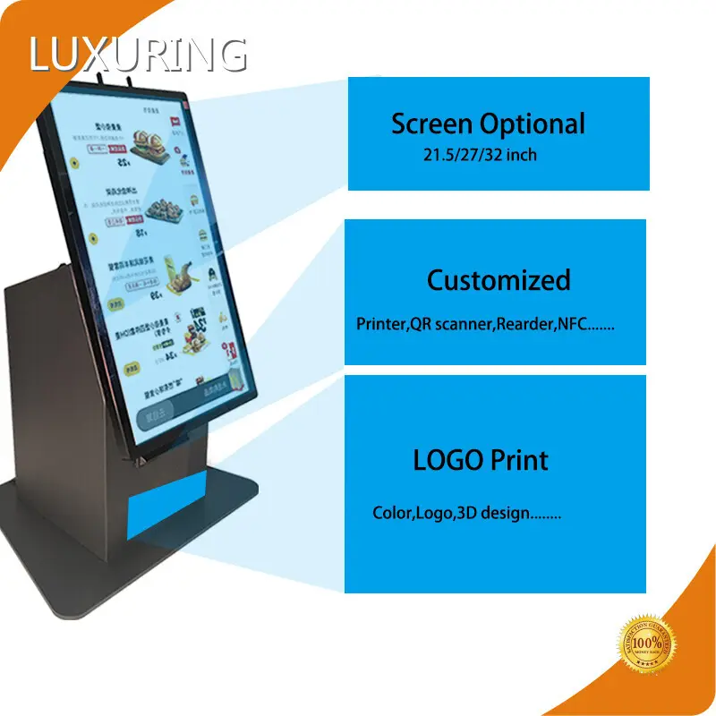 Kiosk Payment Terminals Touch Screen Self Ordering Printer Payment KIosk - - LUXURING 1