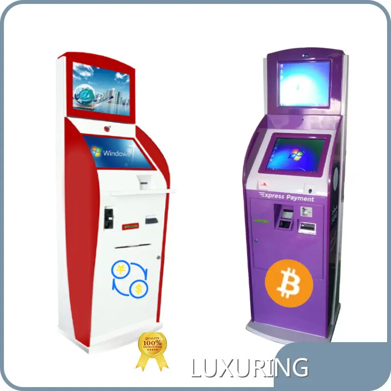 Digital Touch Screen Board Bill Acept Cash Payment Kiosk by LUXURING 1