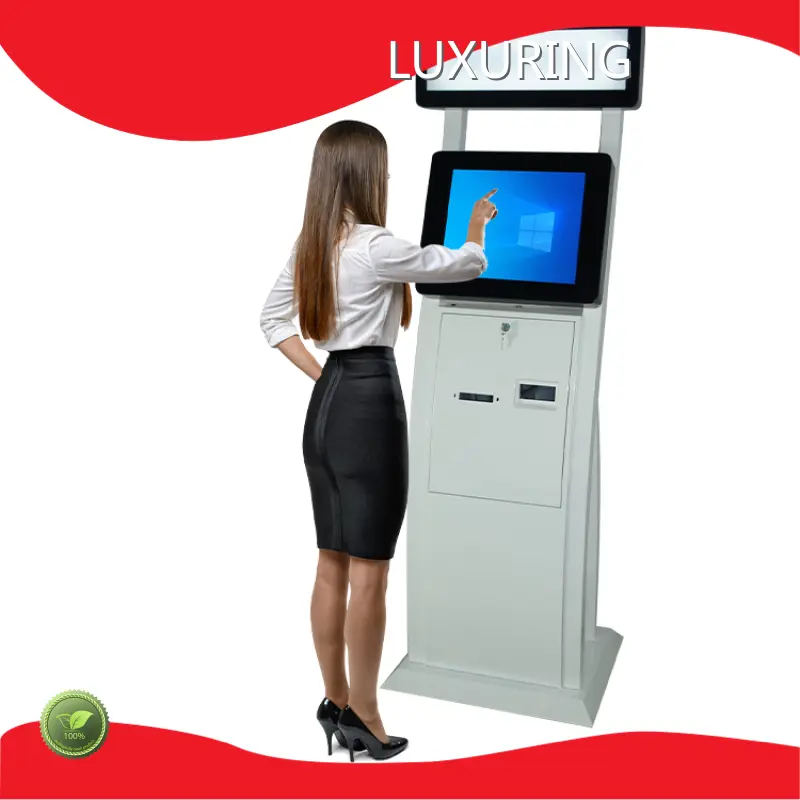 Interactive Digital Kiosk Touch Screen Bill Coin Payment ATM Ordering Kiosk Wholesale - LUXURING 1