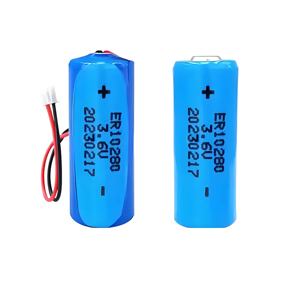 Batteria al litio ER10280 3,6 V 7,2 V Li-SOCL2 500 mAh per contatori intelligenti, rilevatori di fumo e IOT 1