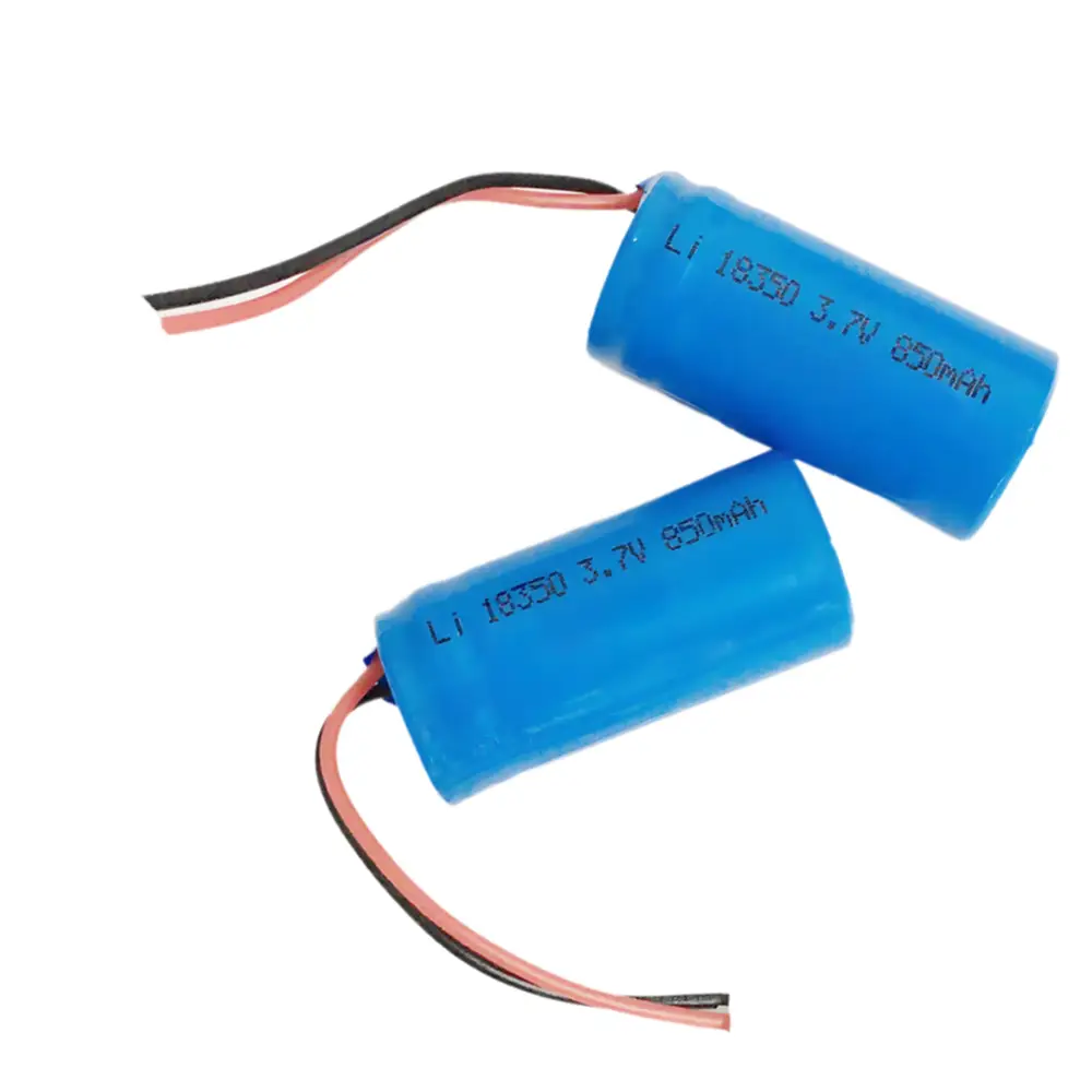 Lithium Rechargeable Battery 18350 3.7V 7.4V 11.1V 850mAh for Portable Devices 1