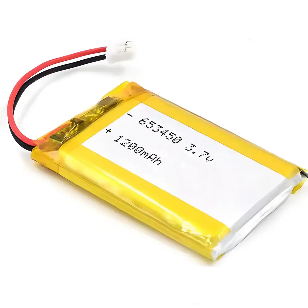 Batteria ai polimeri di litio PL653450 3,7 V 7,4 V 11,1 V 1200 mAh Batteria ricaricabile per il monitoraggio GPS 1