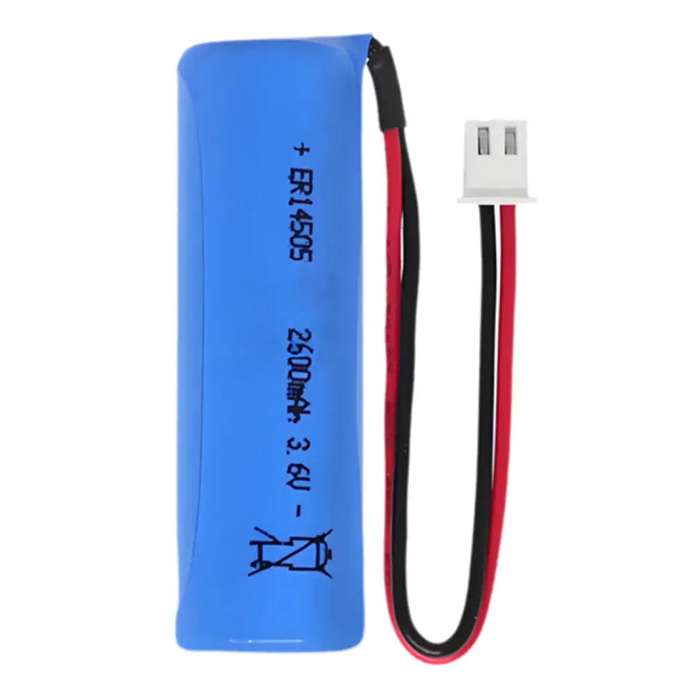 Batteria al litio AA LiSOCL2 ER14505 da 3,6 V, 7,2 V, 2700 mAh, 5400 mAh per IoT 1