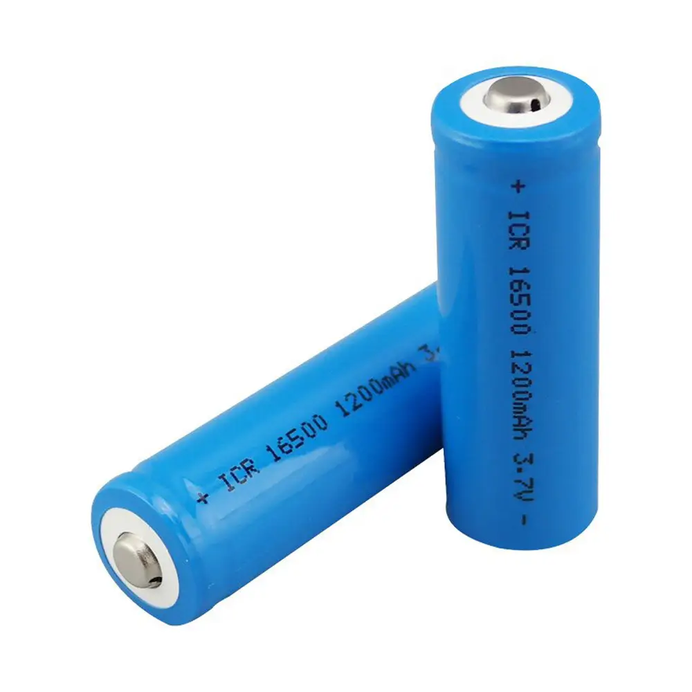 3.7V 7.4V 14.8V Li 16500 17500 Lithium Secondary Battery 1200mAh Rechargeable Lithium ion Battery 1