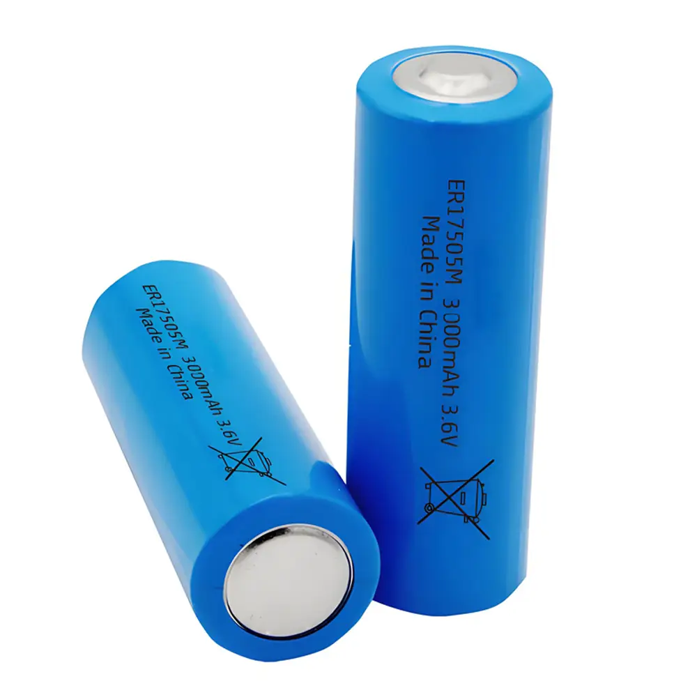 Batteria al litio a spirale ER17505M da 3,6 V, 7,2 V e 10,8 V Li-SOCL2 da 3000 mAh per contatori intelligenti di gas e acqua e IOT 1