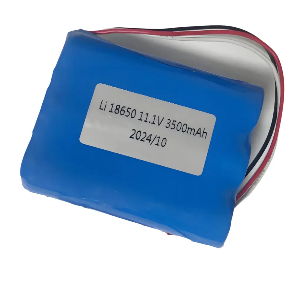 Lithium Rechargeable Battery 18650 11.1V 3500mAh Battery Pack for Industrial Equipment and Medical Devices 1