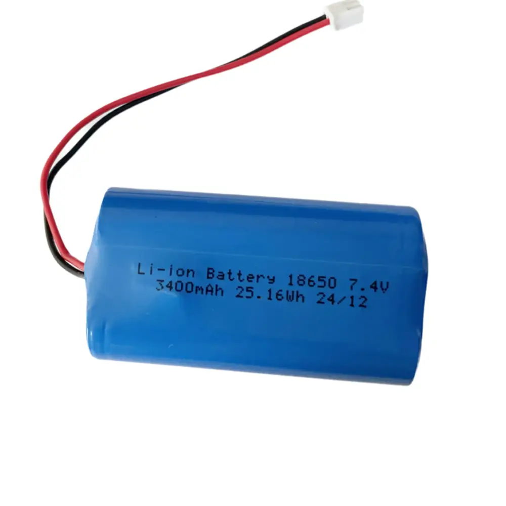 Lithium Rechargeable Battery 18650 3.7V 7.4V 3400mAh Battery Pack for Medical Devices and Bluetooth Application 1