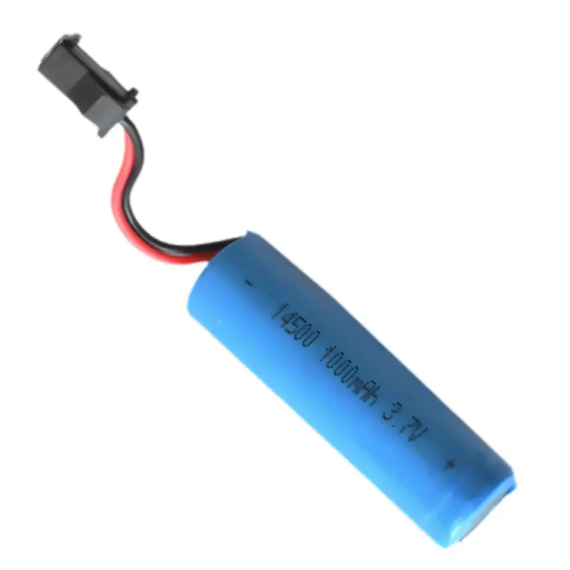 AA Size Li 14500 Lithium ion Battery Rechargeable 3.7V 7.4V 11.1V 1000mAh 1