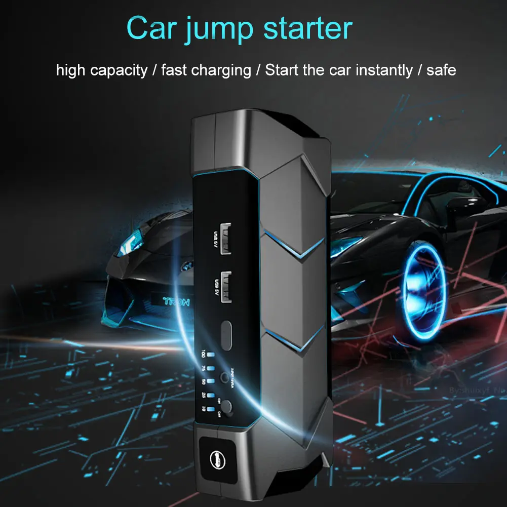 Jump Starter and Air Compressor Portable 5V2A/9V2A/12V1.5A by GFERAUTO 2