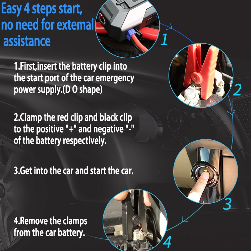 Black and Decker Car Battery Charger Strobe by GFERAUTO 4