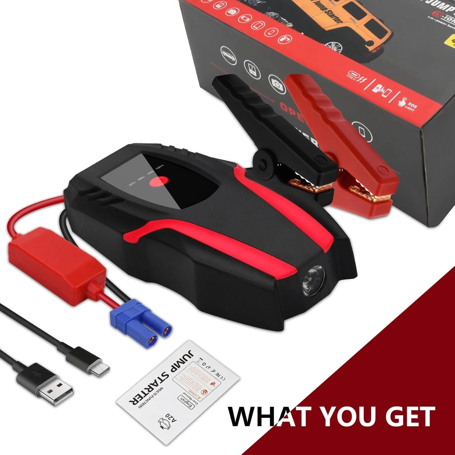 Ttopvision Jump Starter Polymer Lithium-ion Battery - - GFERAUTO 6