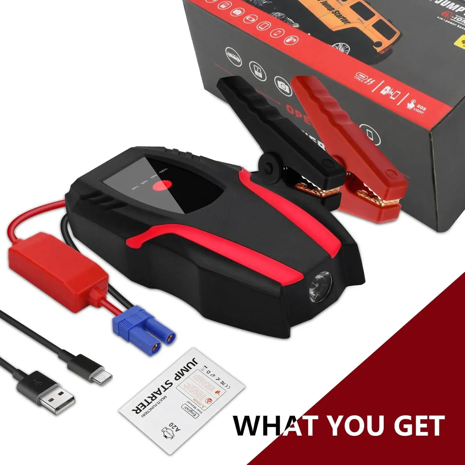 Ttopvision Jump Starter Polymer Lithium-ion Battery - - GFERAUTO 6