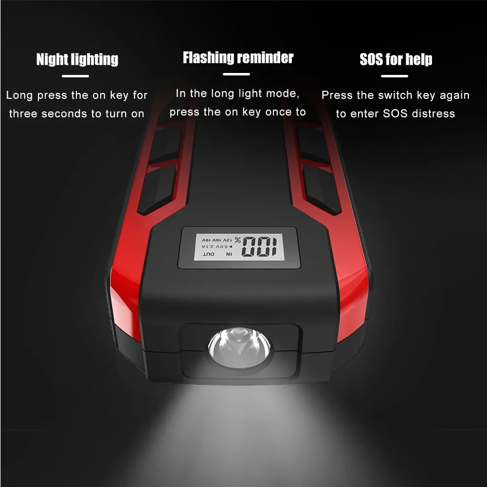 3000amp Jump Starter 37000mWh/37WH - - GFERAUTO 3
