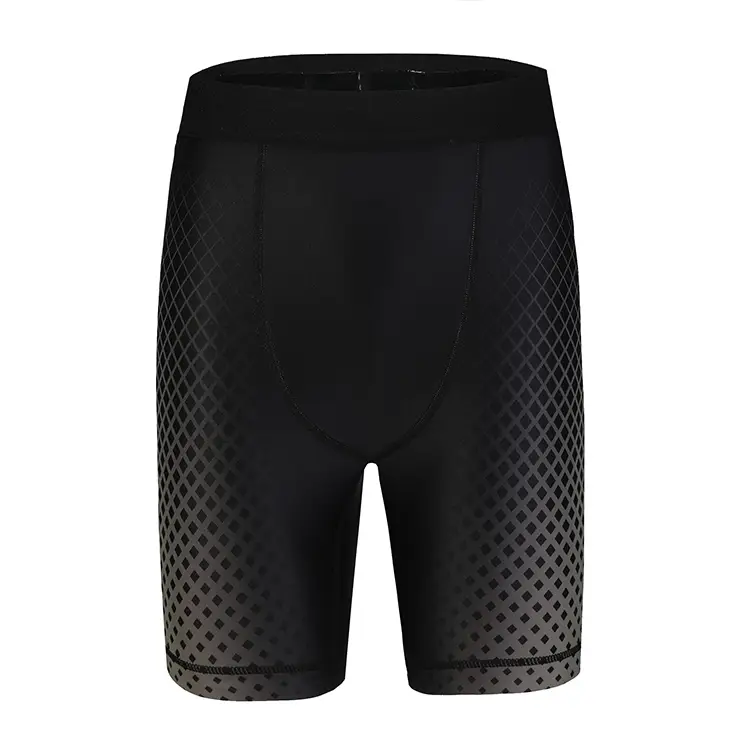 Men Workout Tight Compression Shorts Mórdhíol Lógó Saincheaptha Ardchaighdeáin Lúthchleas Vale Tudo Pants 1