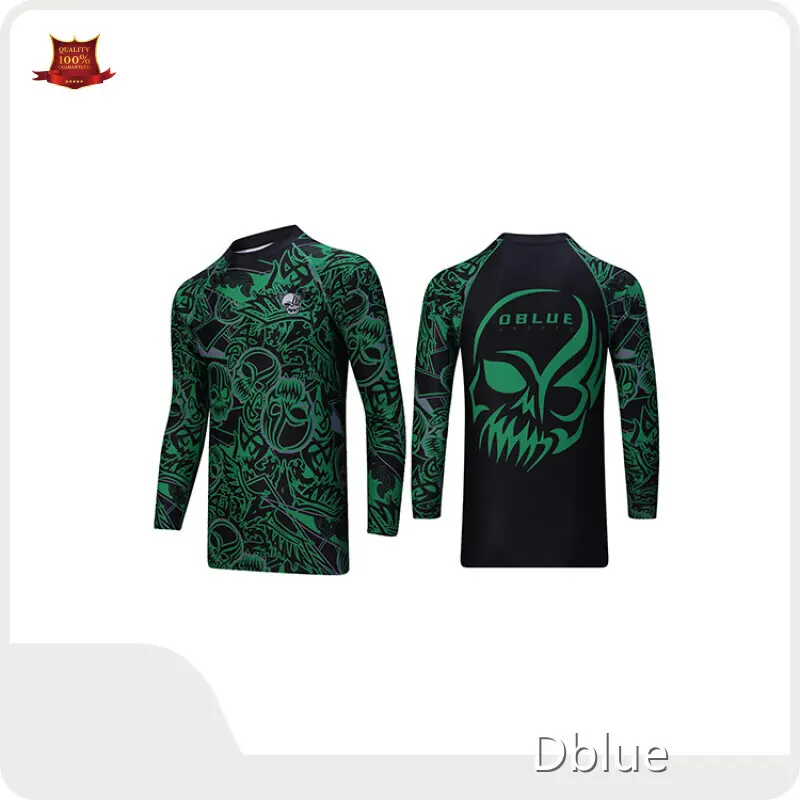 Custom high quality oem bjj rashguard compression shirt men's gym training compression top 1