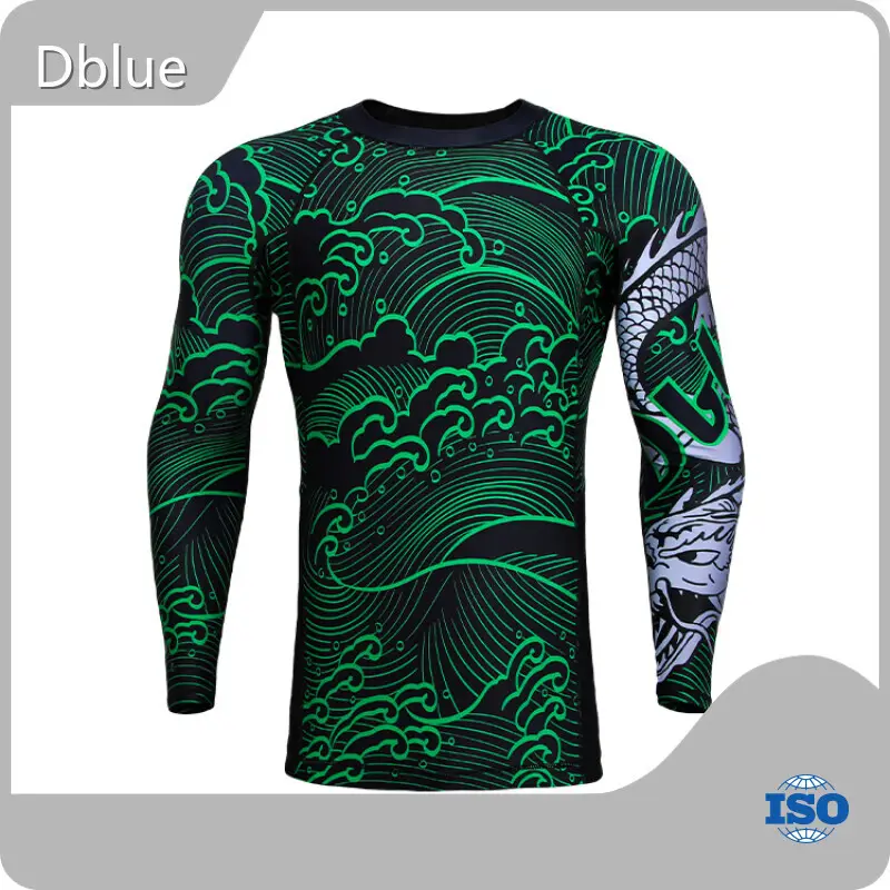 China Supplier Custom Sportswear Manufacturer for mma club high quality bjj rashguard 1
