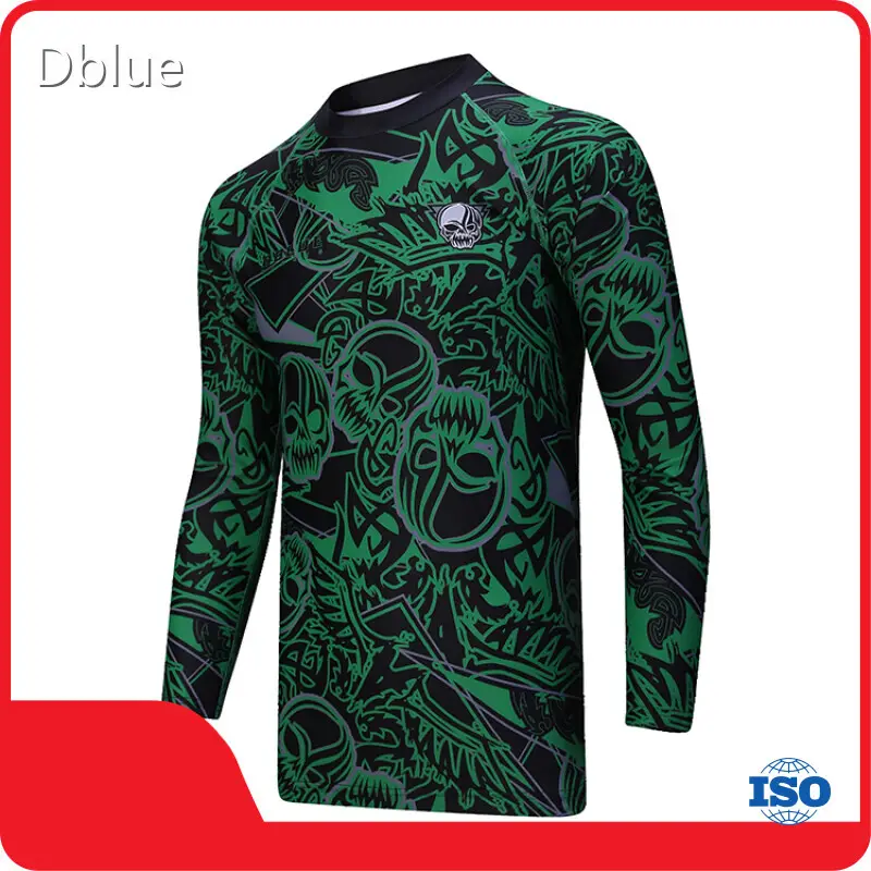 Dblue Custom Sportswear rash guard bjj compression shirt mma compression top 1