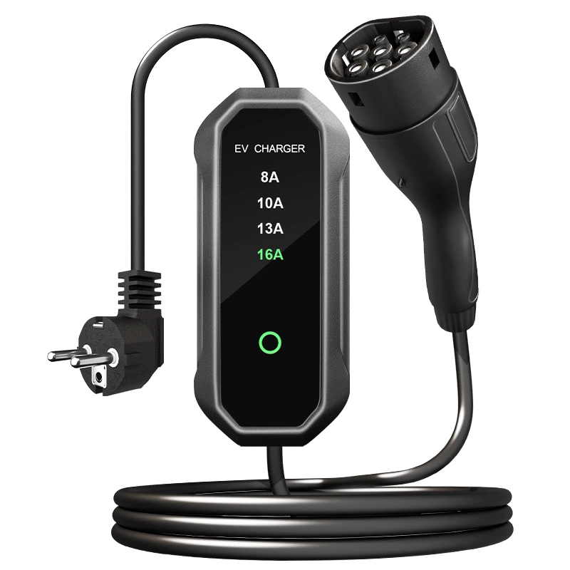 Caricatore portatile per veicoli elettrici di tipo 2 da 3,5 kW 1