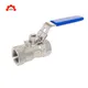 3 Piece Stainless Steel Ball Valve Normal Temperature by HuiYi Valve 3