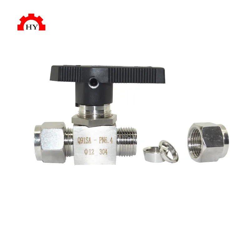 Ball Valve for Pressure Gauge Inner Case Is Carton by HuiYi Valve 5