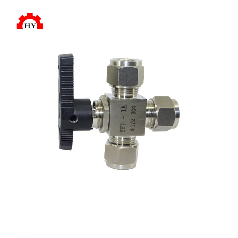 Double Block and Bleed Needle Valve According to ANSI B16.34 - - HuiYi Valve 4