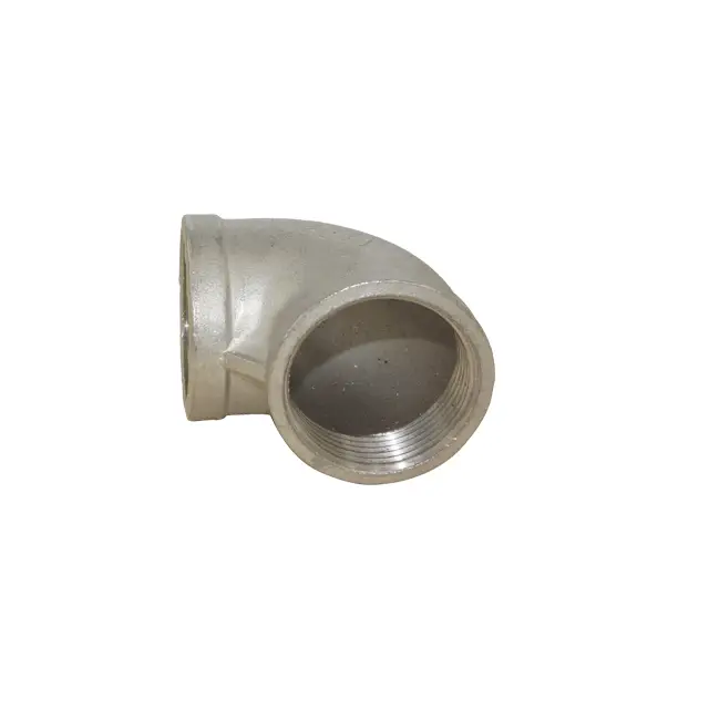 OEM Manufacturer Female Thread Plumbing Pipe Stainless Steel 90 Degree Elbow 1