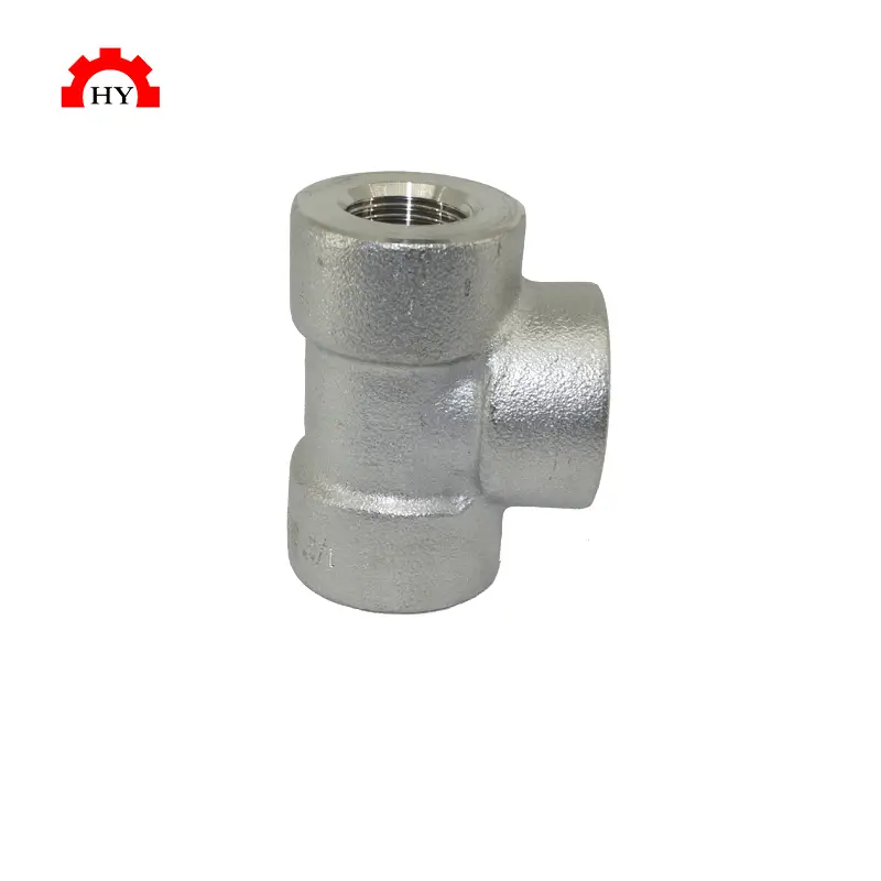 تركيب أنابيب فولاذية مزورة Ansi B16.11 3000LB مترابطة متساوية 1